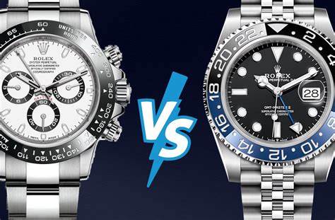 rolex daytona vs gmt|Head.